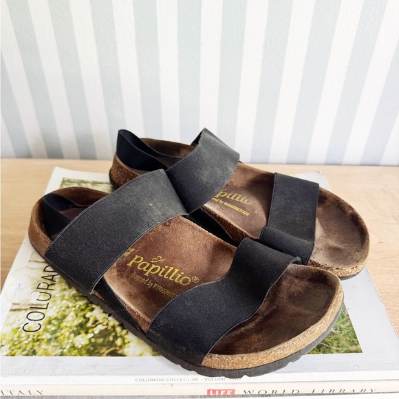 Birkenstock papillio black womens 6 - Picture 1 of 6